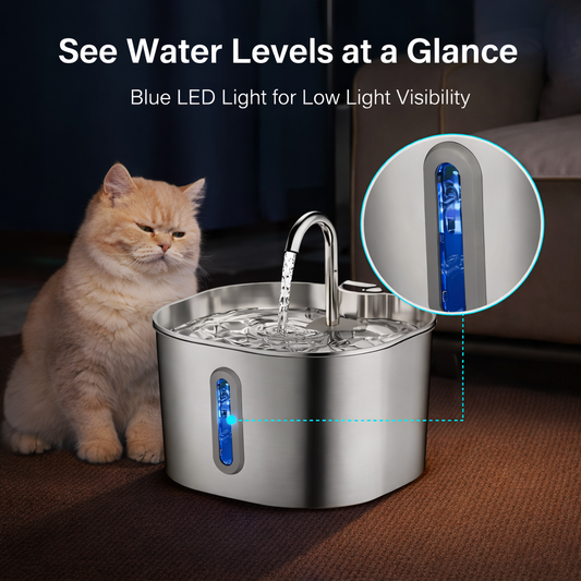 Stainless Steel Cat Water Fountain