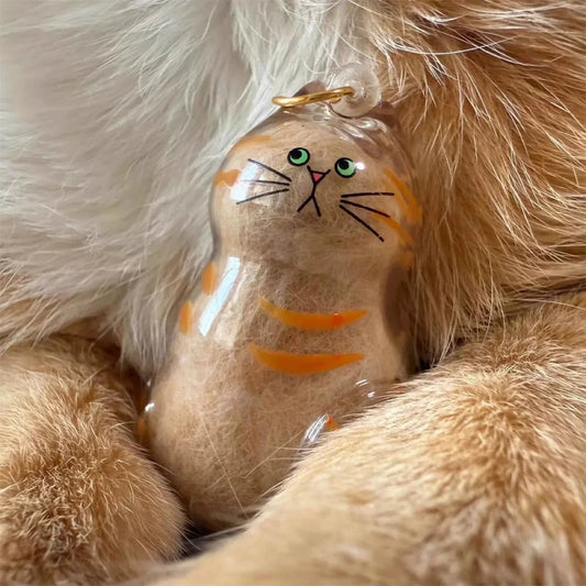 Cat Hair Keychain