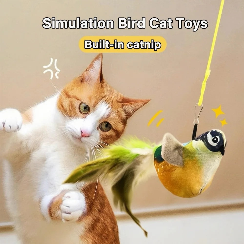 Interactive Plush Cat Toy