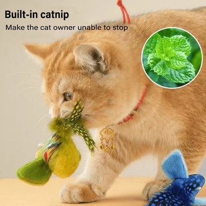 Interactive Plush Cat Toy