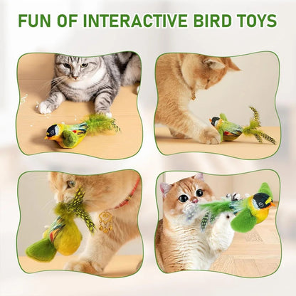 Interactive Plush Cat Toy
